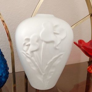 Vintage 1980’s Haeger Calla Lily Ceramic Vase -Art Deco - Boho Decor